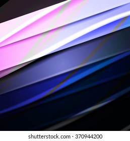 Abstract background created using colorful overlaid stripes. Vector illustration, can be used for presentations, graphic designs brochures, web design.