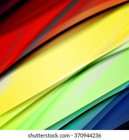 Abstract background created using colorful overlaid stripes. Vector illustration, can be used for presentations, graphic designs brochures, web design.