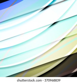 Abstract background created using colorful overlaid stripes. Vector illustration, can be used for presentations, graphic designs brochures, web design.