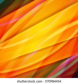 Abstract background created using colorful overlaid stripes. Vector illustration, can be used for presentations, graphic designs brochures, web design.