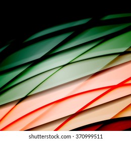 Abstract background created using colorful overlaid stripes. Vector illustration, can be used for presentations, graphic designs brochures, web design.