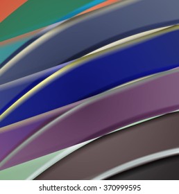 Abstract background created using colorful overlaid stripes. Vector illustration, can be used for presentations, graphic designs brochures, web design.