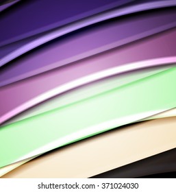 Abstract background created using colorful overlaid stripes. Vector illustration, can be used for presentations, graphic designs brochures, web design.
