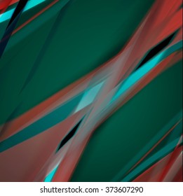 Abstract background created using colorful overlaid stripes. Vector illustration, can be used for presentations, graphic designs brochures, web design.