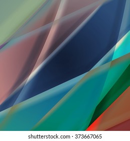 Abstract background created using colorful overlaid stripes. Vector illustration, can be used for presentations, graphic designs brochures, web design.