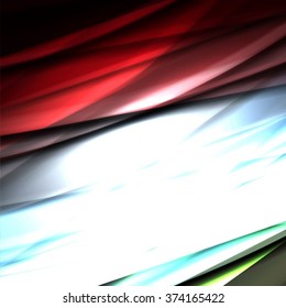 Abstract background created using colorful overlaid stripes. Vector illustration, can be used for presentations, graphic designs brochures, web design.