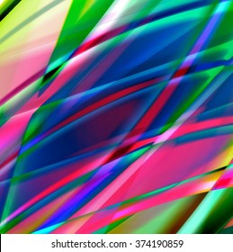 Abstract background created using colorful overlaid stripes. Vector illustration, can be used for presentations, graphic designs brochures, web design.