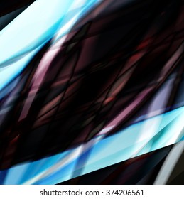 Abstract background created using colorful overlaid stripes. Vector illustration, can be used for presentations, graphic designs brochures, web design.