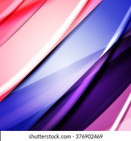 Abstract background created using colorful overlaid stripes. Vector illustration, can be used for presentations, graphic designs brochures, web design.