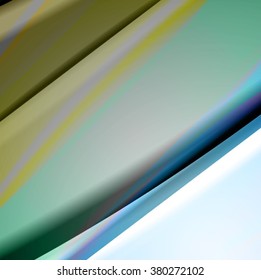 Abstract background created using colorful overlaid stripes. Vector illustration, can be used for presentations, graphic designs brochures, web design.