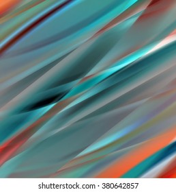 Abstract background created using colorful overlaid stripes. Vector illustration, can be used for presentations, graphic designs brochures, web design.