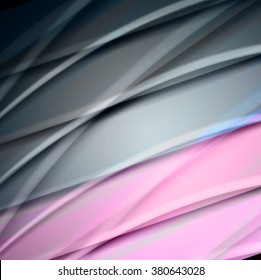 Abstract background created using colorful overlaid stripes. Vector illustration, can be used for presentations, graphic designs brochures, web design.