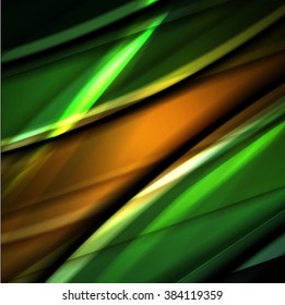 Abstract background created using colorful overlaid stripes. Vector illustration, can be used for presentations, graphic designs brochures, web design.