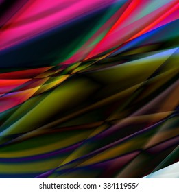 Abstract background created using colorful overlaid stripes. Vector illustration, can be used for presentations, graphic designs brochures, web design.