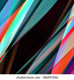 Abstract background created using colorful overlaid stripes. Vector illustration, can be used for presentations, graphic designs brochures, web design.