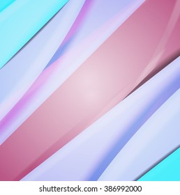 Abstract background created using colorful overlaid stripes. Vector illustration, can be used for presentations, graphic designs brochures, web design.