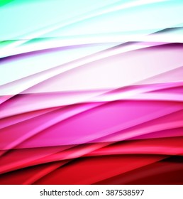 Abstract background created using colorful overlaid stripes. Vector illustration, can be used for presentations, graphic designs brochures, web design.