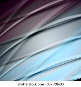 Abstract background created using colorful overlaid stripes. Vector illustration, can be used for presentations, graphic designs brochures, web design.