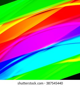 Abstract background created using colorful overlaid stripes. Vector illustration, can be used for presentations, graphic designs brochures, web design.
