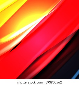Abstract background created using colorful overlaid stripes. Vector illustration, can be used for presentations, graphic designs brochures, web design.