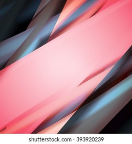 Abstract background created using colorful overlaid stripes. Vector illustration, can be used for presentations, graphic designs brochures, web design.