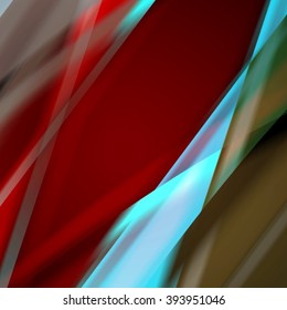 Abstract background created using colorful overlaid stripes. Vector illustration, can be used for presentations, graphic designs brochures, web design.