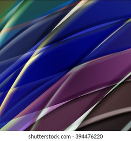 Abstract background created using colorful overlaid stripes. Vector illustration, can be used for presentations, graphic designs brochures, web design.