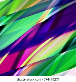 Abstract background created using colorful overlaid stripes. Vector illustration, can be used for presentations, graphic designs brochures, web design.