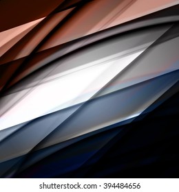 Abstract background created using colorful overlaid stripes. Vector illustration, can be used for presentations, graphic designs brochures, web design.