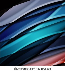 Abstract background created using colorful overlaid stripes. Vector illustration, can be used for presentations, graphic designs brochures, web design.