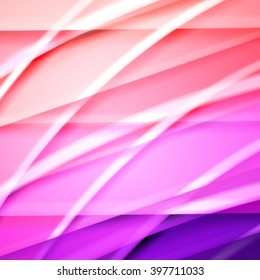 Abstract background created using colorful overlaid stripes. Vector illustration, can be used for presentations, graphic designs brochures, web design.