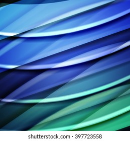Abstract background created using colorful overlaid stripes. Vector illustration, can be used for presentations, graphic designs brochures, web design.