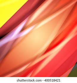 Abstract background created using colorful overlaid stripes. Vector illustration, can be used for presentations, graphic designs brochures, web design.