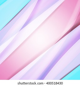 Abstract background created using colorful overlaid stripes. Vector illustration, can be used for presentations, graphic designs brochures, web design.