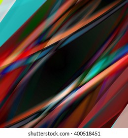 Abstract background created using colorful overlaid stripes. Vector illustration, can be used for presentations, graphic designs brochures, web design.