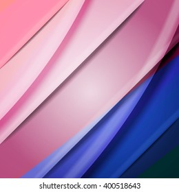 Abstract background created using colorful overlaid stripes. Vector illustration, can be used for presentations, graphic designs brochures, web design.