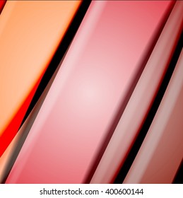 Abstract background created using colorful overlaid stripes. Vector illustration, can be used for presentations, graphic designs brochures, web design.