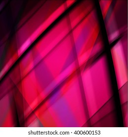 Abstract background created using colorful overlaid stripes. Vector illustration, can be used for presentations, graphic designs brochures, web design.