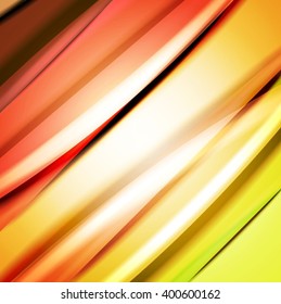 Abstract background created using colorful overlaid stripes. Vector illustration, can be used for presentations, graphic designs brochures, web design.