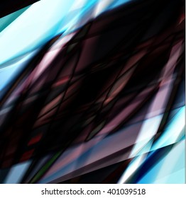 Abstract background created using colorful overlaid stripes. Vector illustration, can be used for presentations, graphic designs brochures, web design.