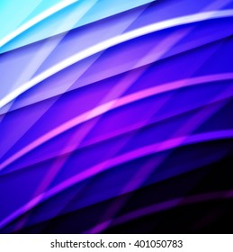 Abstract background created using colorful overlaid stripes. Vector illustration, can be used for presentations, graphic designs brochures, web design.