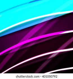 Abstract background created using colorful overlaid stripes. Vector illustration, can be used for presentations, graphic designs brochures, web design.