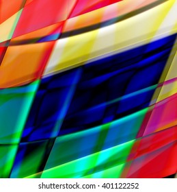 Abstract background created using colorful overlaid stripes. Vector illustration, can be used for presentations, graphic designs brochures, web design.