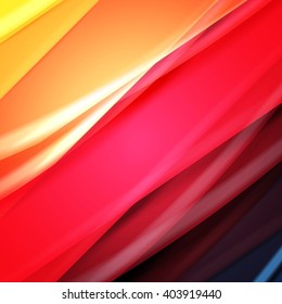 Abstract background created using colorful overlaid stripes. Vector illustration, can be used for presentations, graphic designs brochures, web design.