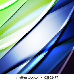 Abstract background created using colorful overlaid stripes. Vector illustration, can be used for presentations, graphic designs brochures, web design.