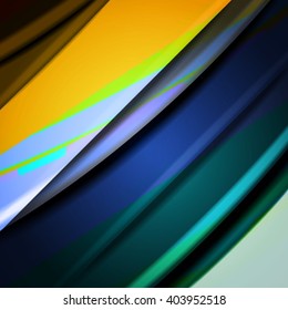 Abstract background created using colorful overlaid stripes. Vector illustration, can be used for presentations, graphic designs brochures, web design.