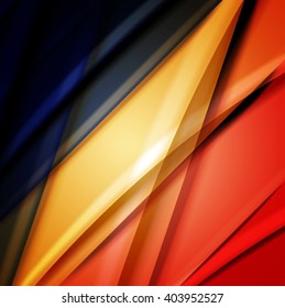Abstract background created using colorful overlaid stripes. Vector illustration, can be used for presentations, graphic designs brochures, web design.