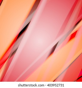 Abstract background created using colorful overlaid stripes. Vector illustration, can be used for presentations, graphic designs brochures, web design.