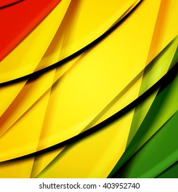 Abstract background created using colorful overlaid stripes. Vector illustration, can be used for presentations, graphic designs brochures, web design.