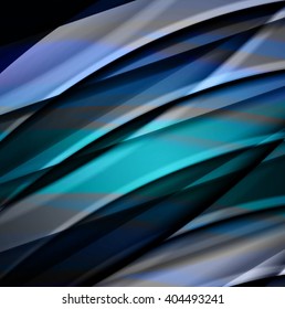 Abstract background created using colorful overlaid stripes. Vector illustration, can be used for presentations, graphic designs brochures, web design.